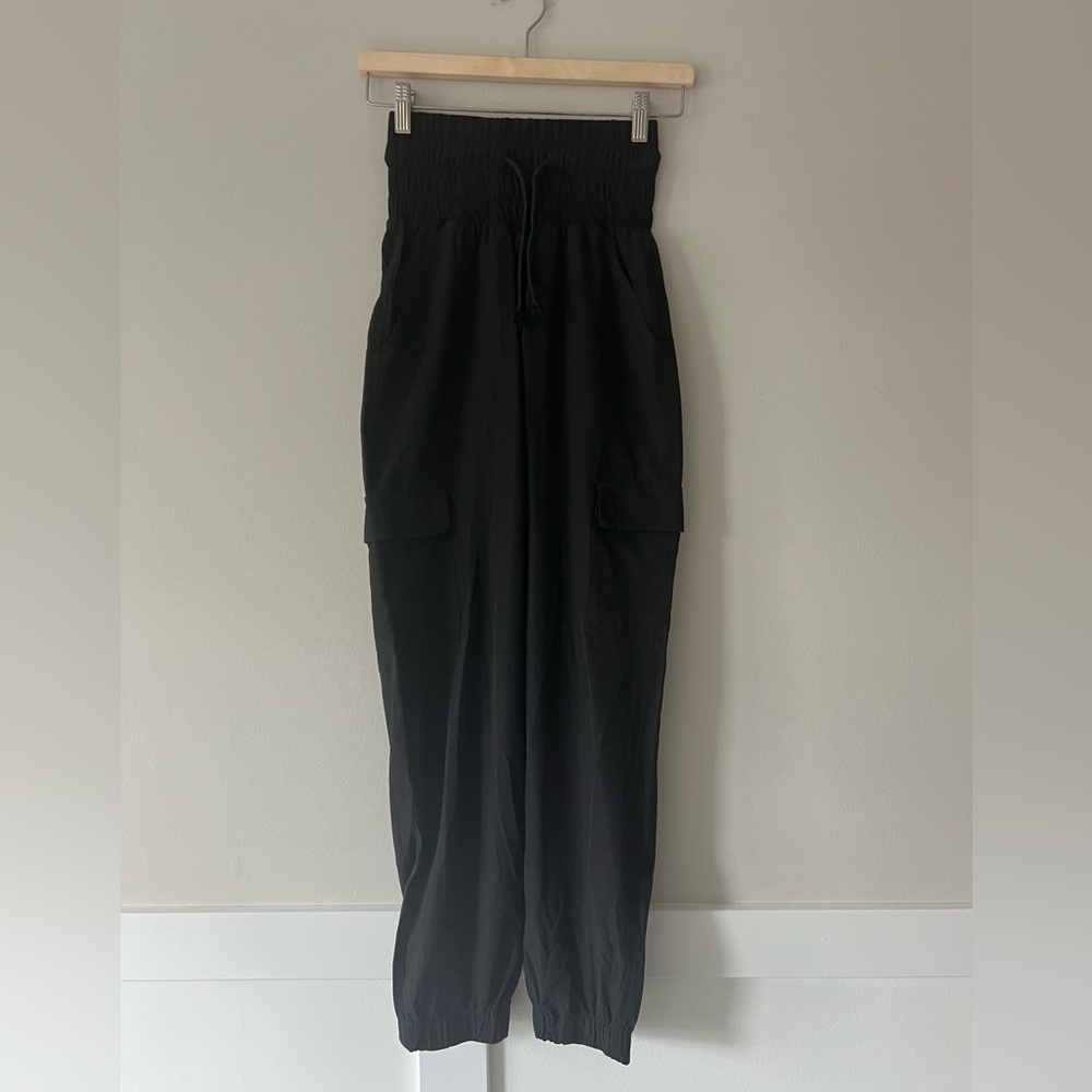Kloth Brand Black High-Waisted Athletic Joggers Tummy Control Size 4